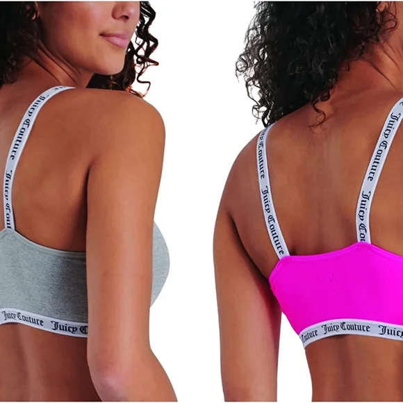 💞JUICY COUTURE BRAND NEW 2-PACK BRALETTE SIZE M - Picture 8 of 12